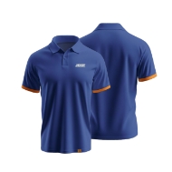 Bild von JOST World Collection Poloshirt blau orange
